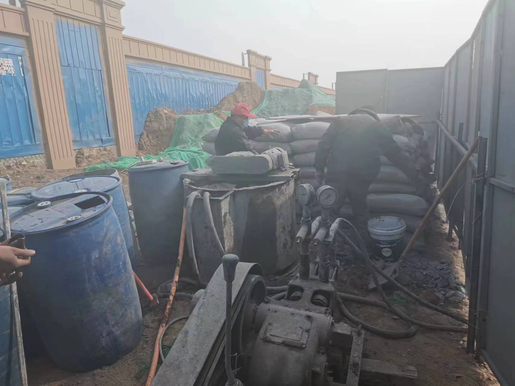 姑苏地基沉降注浆加固